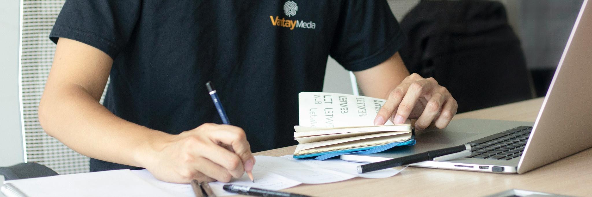 Student learning high school math concepts